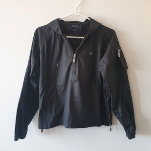 BLACK TOMMY HILFIGER WINDBREAKER